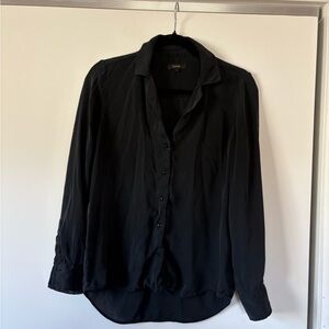 Quince Silk Black Women's Blouse